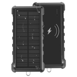 Solárna powerbanka VIKING W24W 24000mAh, QC3.0, bezdrôtové nabíjanie