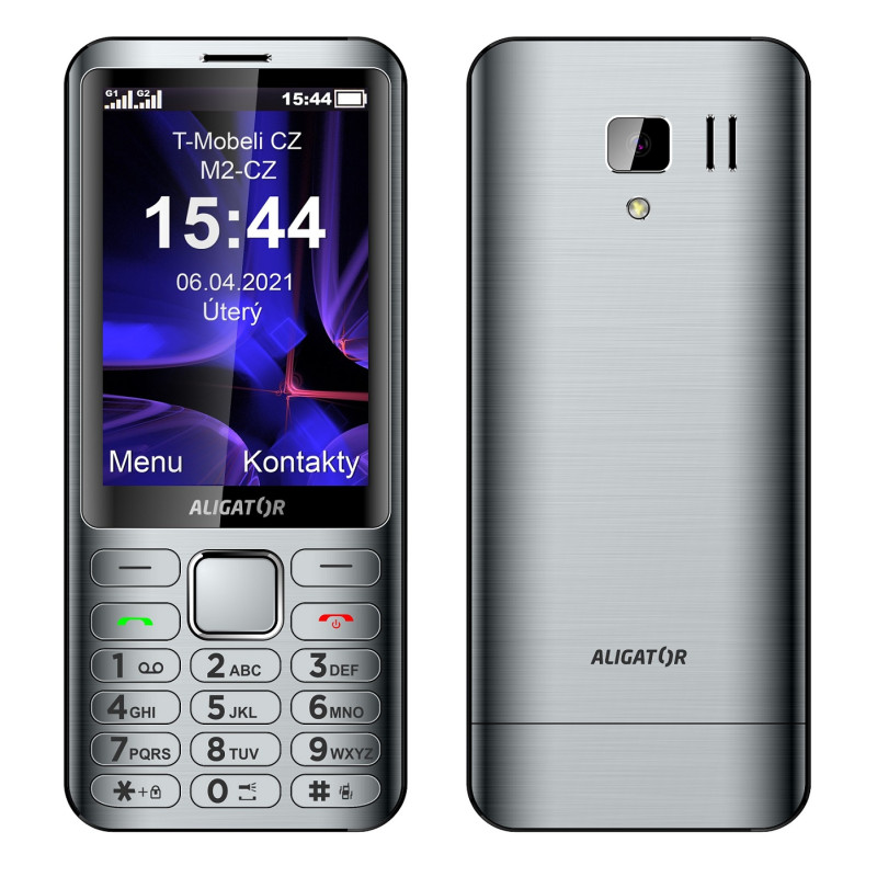 ALIGATOR D950 Dual sim strieborný