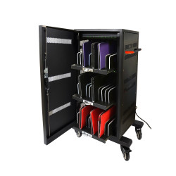 PORT CONNECT CHARGING CABINET 30 UNITS, čierny