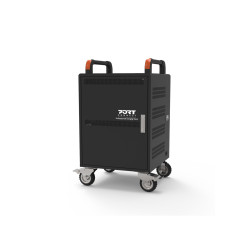 PORT CONNECT CHARGING CABINET 20 Notebooks + RACK 1xU 19'', černý