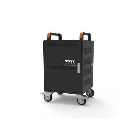 PORT CONNECT CHARGING CABINET 20 Notebooks + RACK 1xU 19'', černý