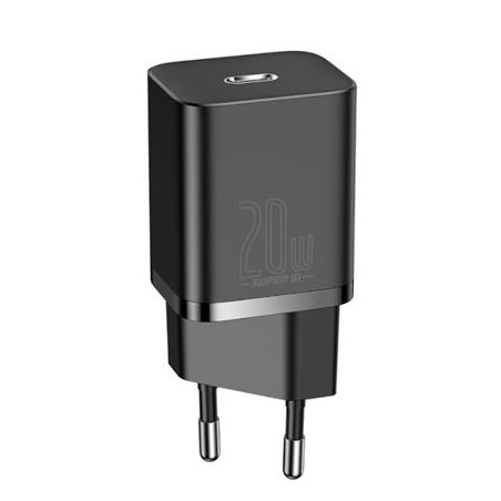 Baseus CCSUP-B01 Super Si Quick Nabíjačka USB-C 20W Black