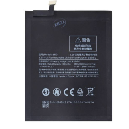 Xiaomi BN31 Batérie 3080mAh (OEM)