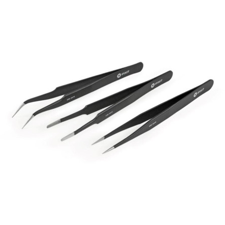 iFixit Precision Tweezers Set Pro, ESD Safe, súprava 3 pinziet