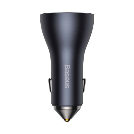 Baseus CGJP010013 Nabíjačka do Auta Triple Quick Charger USB/USB-C/USB-C 65W Dark Grey