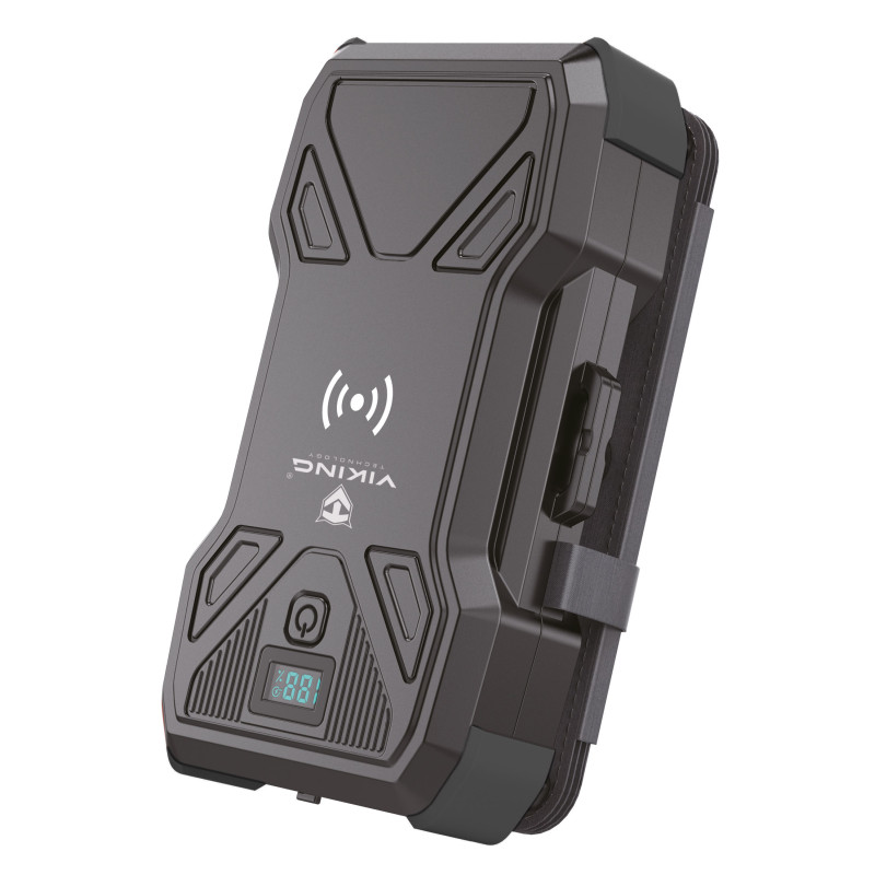 Solárna powerbanka VIKING TYR III/Output: 1xUSB-C, 2xUSB-A/Wireless charge 15W max/30000mAh/ LED svetlo