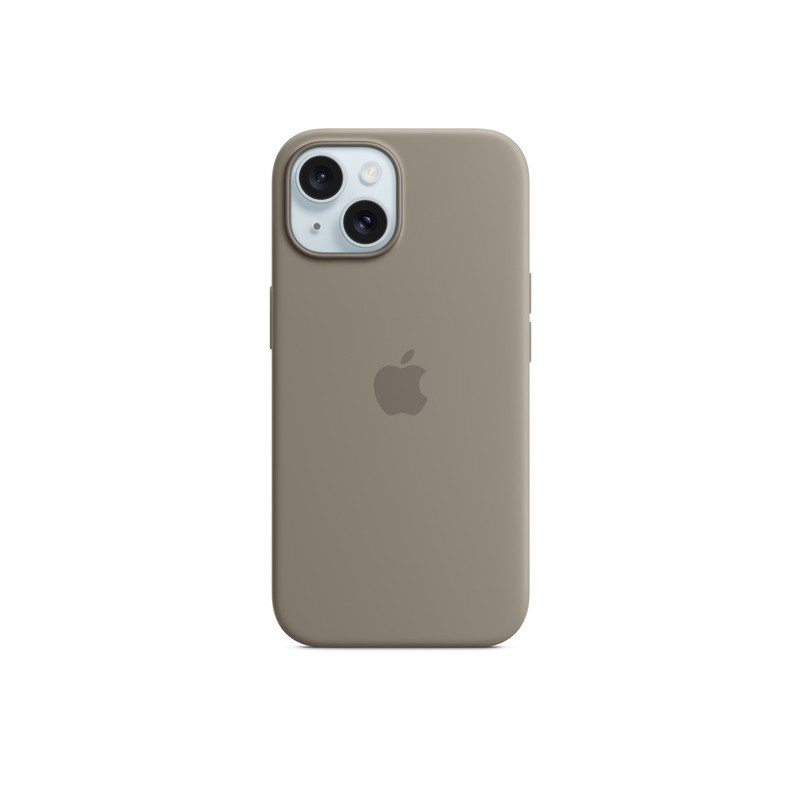 iPhone 15 Silicone Case with MagSafe - Clay
