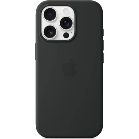 iPhone 16 Pre Silicone Case with MS - Black