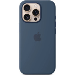 iPhone 16 Pre Max Silicone Case with MS - Denim