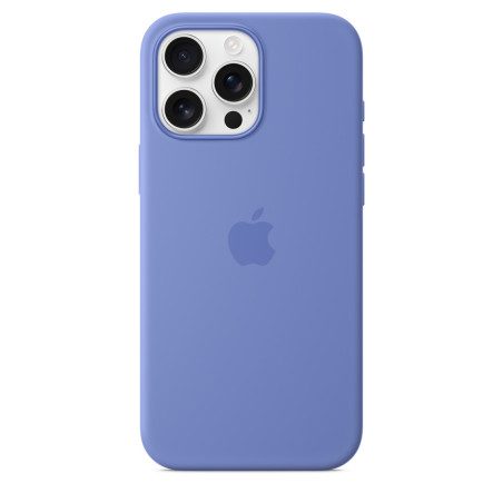 iPhone 16 Pre Max Silicone Case with MS-Periwinkle