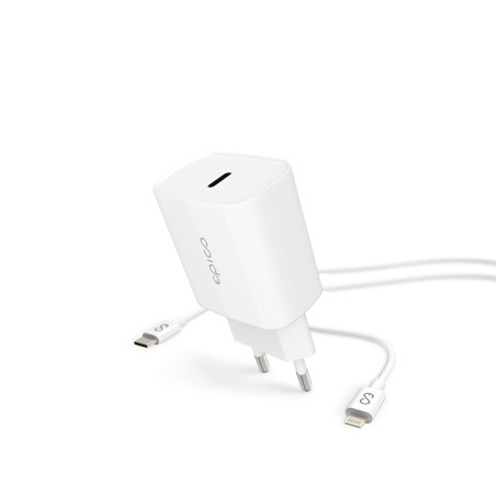 Epico UltraBoost GaN 20W sieťový adaptér EA20 - biela