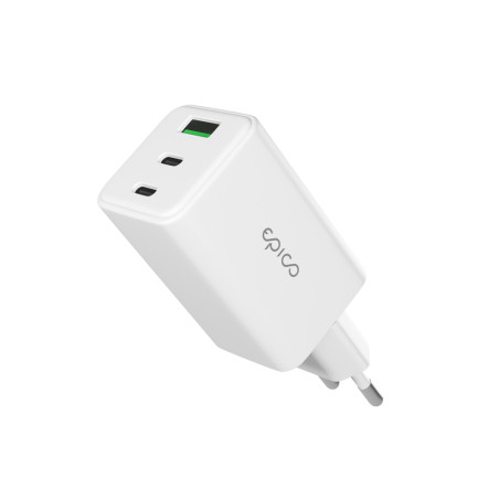 Epico UltraBoost GaN 65W sieťový adaptér EA65 - biela