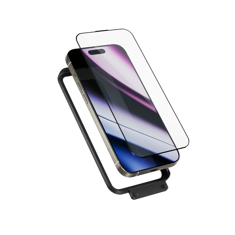 Epico Hero 3D sklo iPhone 15/16 - s aplikátorom