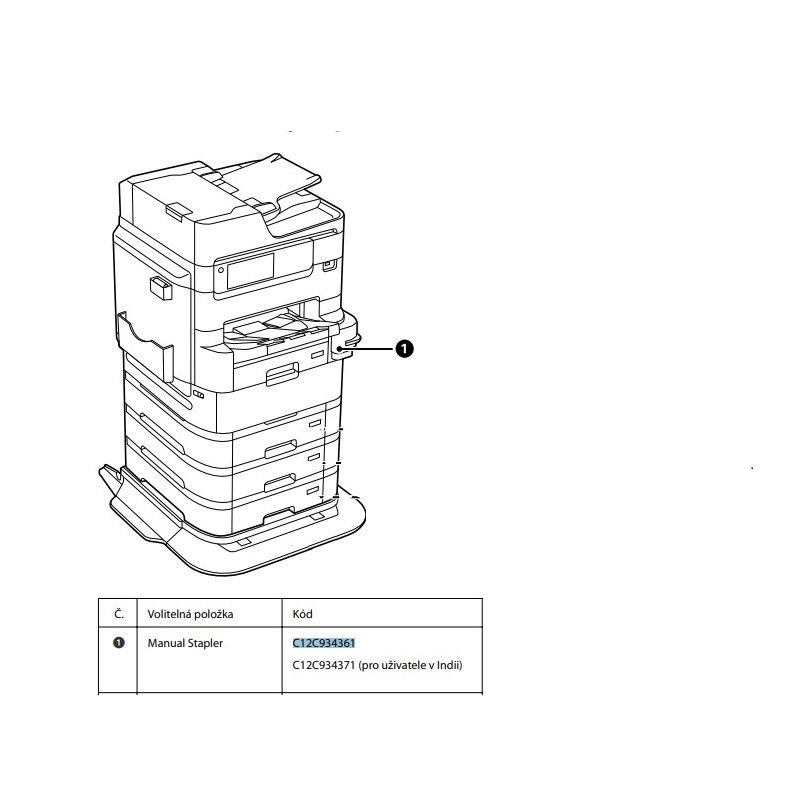 WF-C879R Manual Stapler