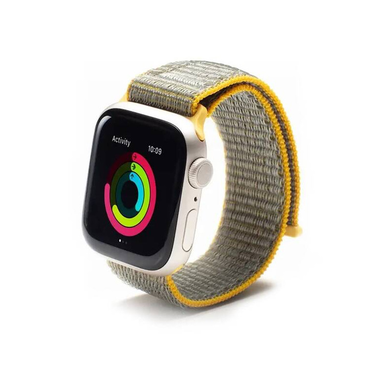 ZAGG GEAR4 šport. remienok Apple Watch 45/44/42mm žltá