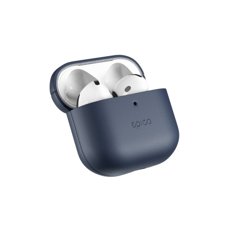 Epico kožené Puzdro pre AirPods 4/4 s ANC - modrá