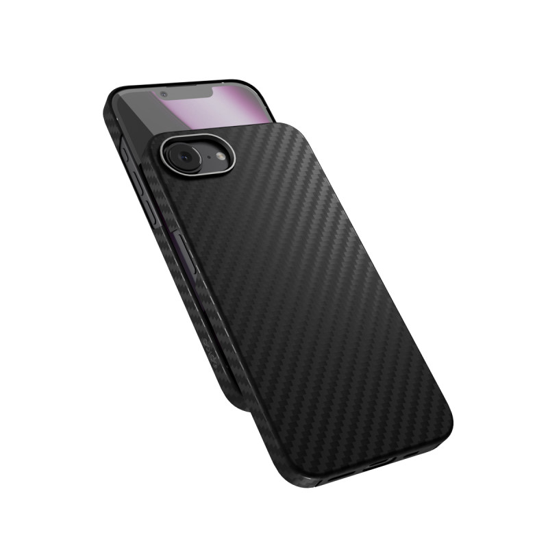 Epico Mag+ Carbon Case for iPhone 16e/17e čierna