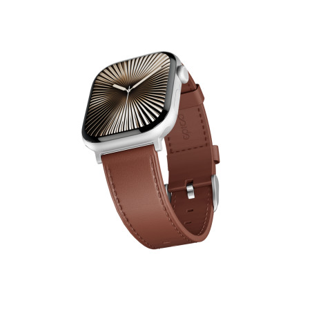 Epico Watch Strap Leather 42/44/45/46/49 - hnedá