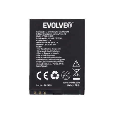 EVOLVEO orig. batéria 900 mAh pre EasyPhone ID/EG/XS (EP-400/550/570)