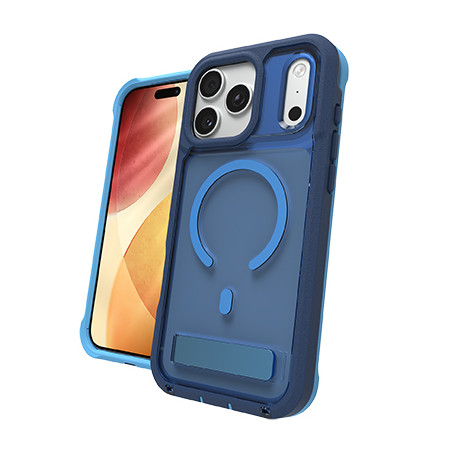 ZAGG Cases Rainier Snap KS Apple 17 Pre Max Cobalt Horizon