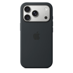 iPhone 17 Pre Silicone Case with MS – Black