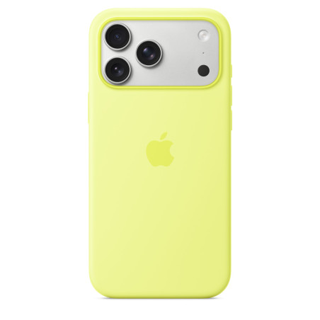 iPhone 17 Pre Max Silicone Case with MS-Neon Yell.
