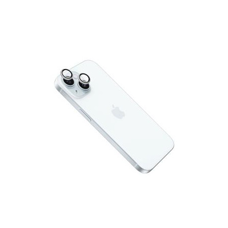 FIXED Camera Glass Apple iPhone 15/15+, striebra