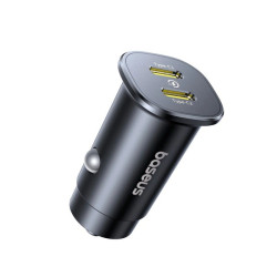 Baseus GoTrip Nabíjačka do Auta 2x USB-C 30W Cosmic Black