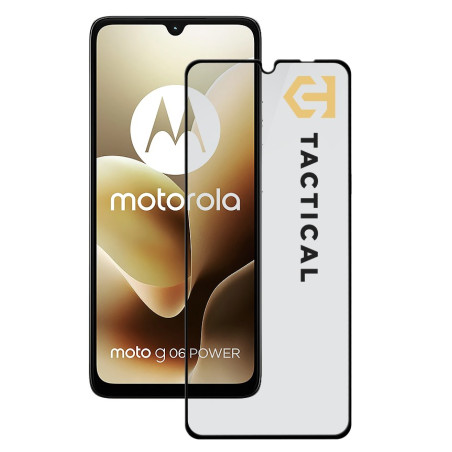 Tactical Glass Shield 5D sklo pre Motorola Moto G06/G06 Power Black