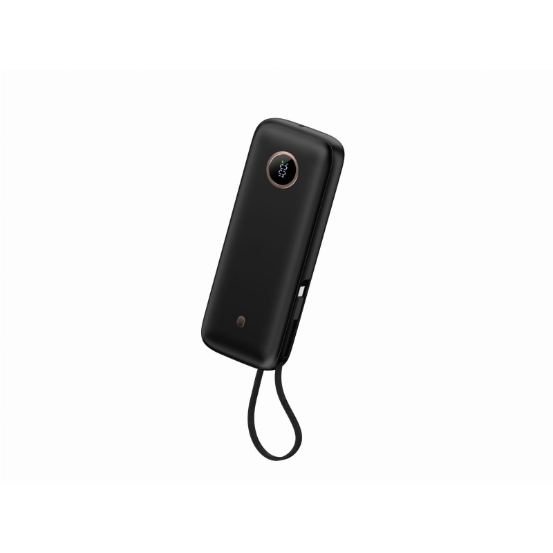 Platinet Powerbanka 20000 mAh 70W Power Delivery, 1xUSB-C, 1xUSB-A, kábel USB-C 1m, čierna