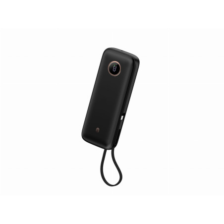 Platinet Powerbanka 20000 mAh 70W Power Delivery, 1xUSB-C, 1xUSB-A, kábel USB-C 1m, čierna