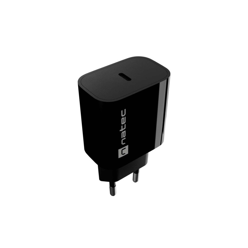 Univerzálna nabíjačka Natec RIBERA 20W, 1X USB-C, čierna