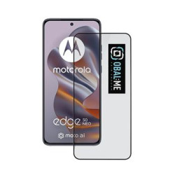 OBAL:ME 5D Tvrdené Sklo pre Motorola Edge 50 Neo/60 Neo Black