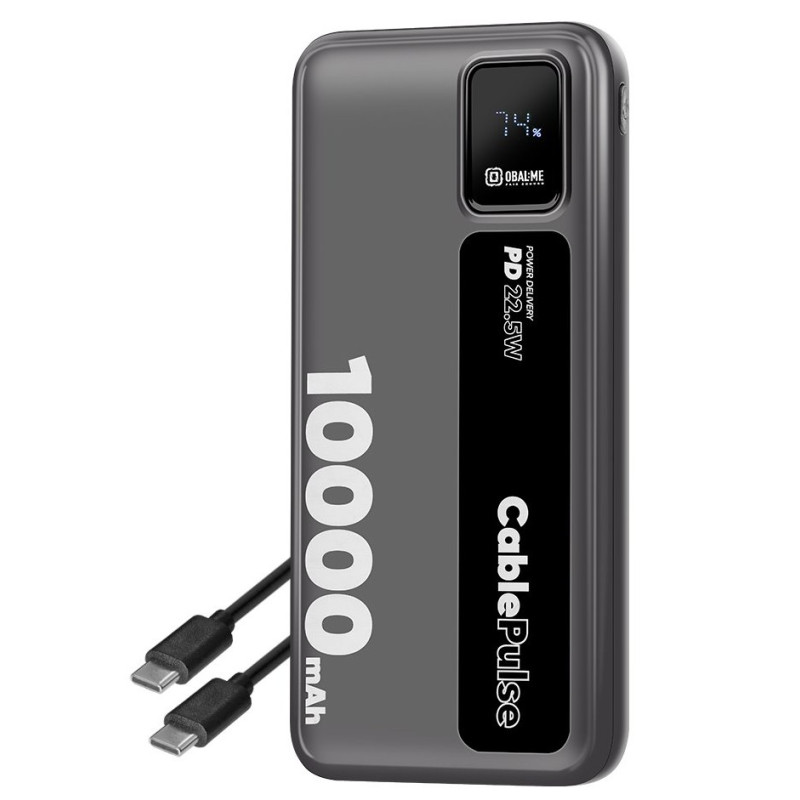 OBAL: ME CablePulse Powerbanka 10000mAh 22,5 W Black