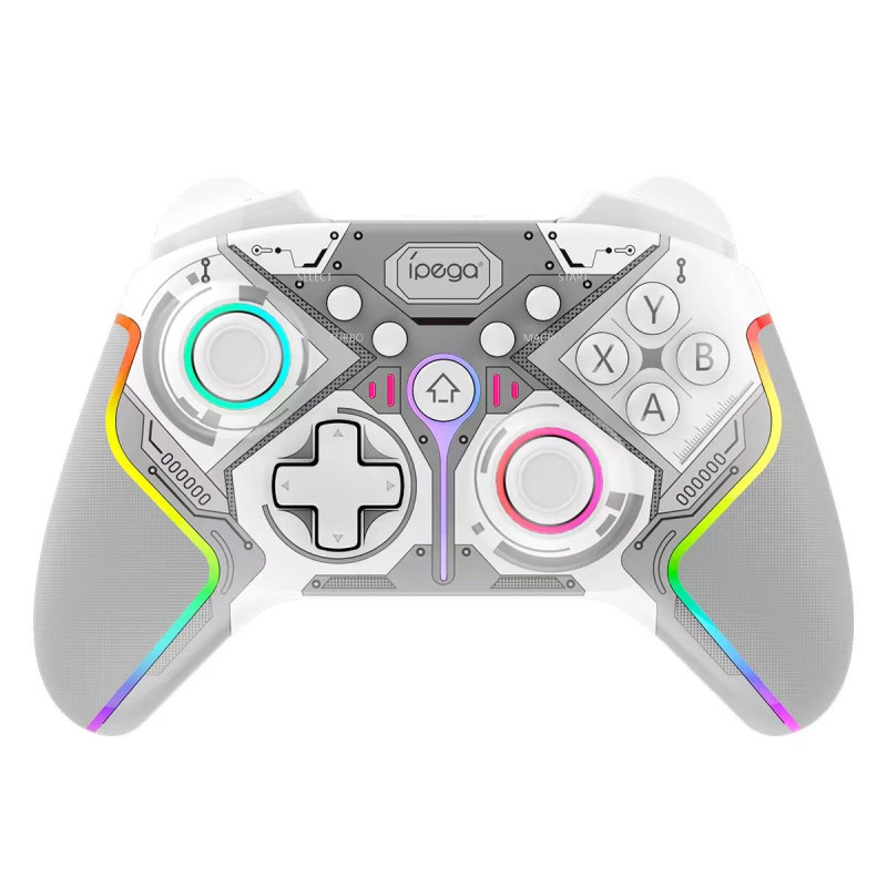 iPega 9666BH Bluetooth RGB Gamepad pre Android/iOS/PS3/PS4/PC/N-Switch White