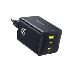 Baseus EnerFill FE11 Fast Nabíjačka USB-A + USB-C + USB-C 100W Cosmic Black