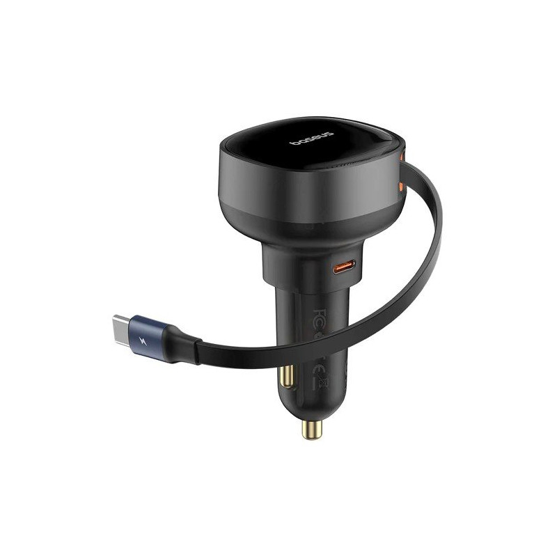 Baseus Enjoyment Pro Nabíjačka do Auta USB-C 60W Cluster Black