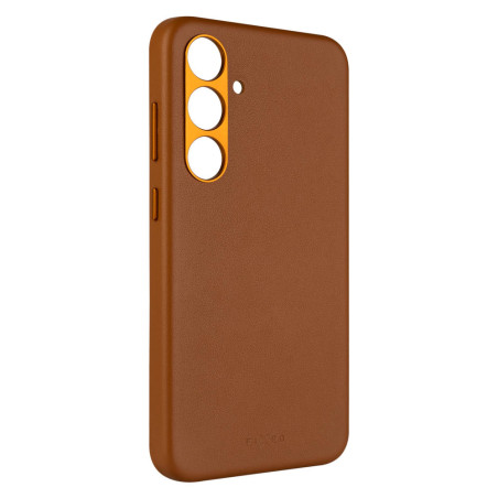 Kryt FIXED MagLeather MagSafe Galaxy S24+, hnedý