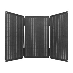 Sandberg Solar Charger 30W USB/USB-C/DC, skladacia solárna nabíjačka, čierna
