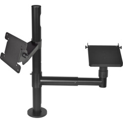 Virtuos Pole - Zostava - stojan 500 mm s predlž. ramenom a držiakmi VESA a pokladničnej tlačiarne