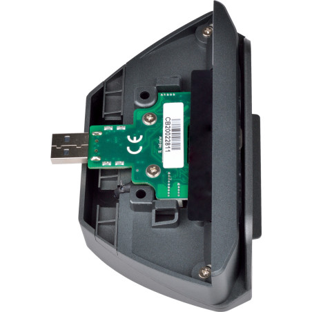 Čítačka magnetických kariet iba pre XPOS 1/2/3 stopry + RFID, 125 kHz, USB, šedá