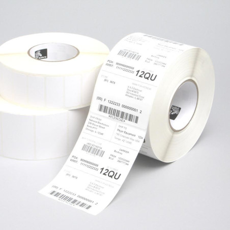 Z-Select 1000T, Midrange, 76x38mm, 3,634 labels for roll, 6 rolls in box.
