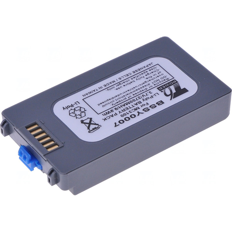 Batéria T6 Power pre Symbol MC3100, MC3190, 2700mAh, 9,9Wh, Li-pol