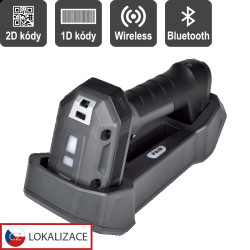 Virtuos HW-857 CCD 2D priemyselná, čítačka, bezdrôtová, USB, tmavo šedá