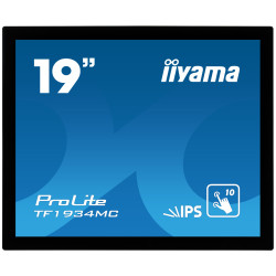 19'' iiyama TF1934MC-B7X: IPS, 1280x1024, capacitive, 10P, 350cd/m2, VGA, DP, HDMI, IP65, čierny