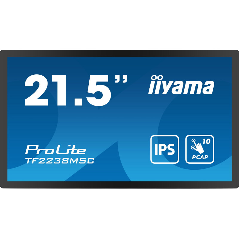 22'' iiyama TF2238MSC-B1: PCAP, IPS, FHD, HDMI, DP