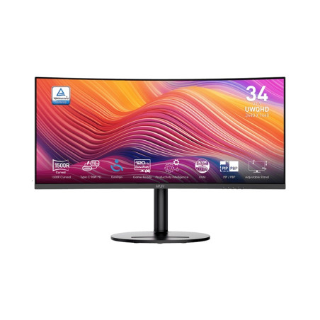 MSI Modern/MD342CQP/34''/VA/wQHD/120Hz/1ms/Čierna/3R