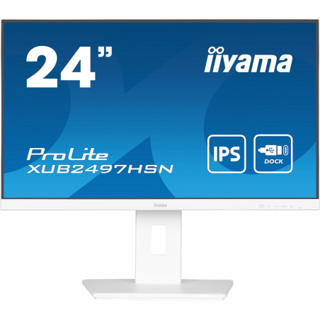 iiyama ProLite/XUB2497HSN-W2/23,8''/IPS/FHD/100Hz/1ms/White/3R