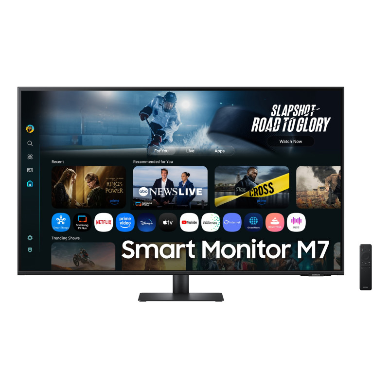 Samsung Smart Monitor/M70F/43''/VA/4K UHD/60Hz/4ms/Čierna/2R