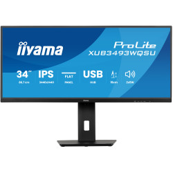 iiyama ProLite/XUB3493WQSU-B6/34''/IPS/wQHD/120Hz/1ms/Čierna/3R
